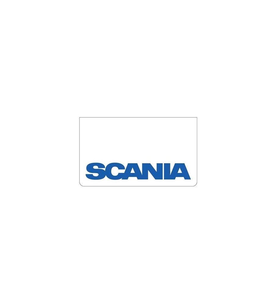 Weißer Schmutzfänger vorne mit SCANIA-Logo Blau  - 1