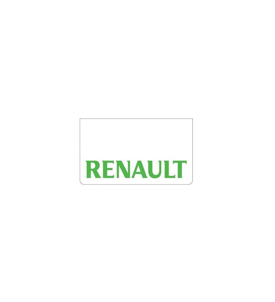 Bavette avant blanche avec logo RENAULT Vert  - 1