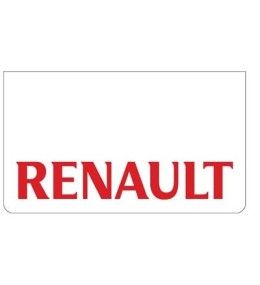 Guardabarros delantero blanco con logotipo RENAULT Rojo  - 1