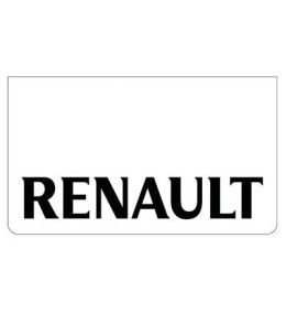 Guardabarros delantero blanco con logotipo RENAULT Negro  - 1