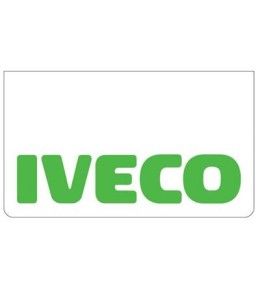 Wit voorspatbord met groen IVECO-logo  - 1