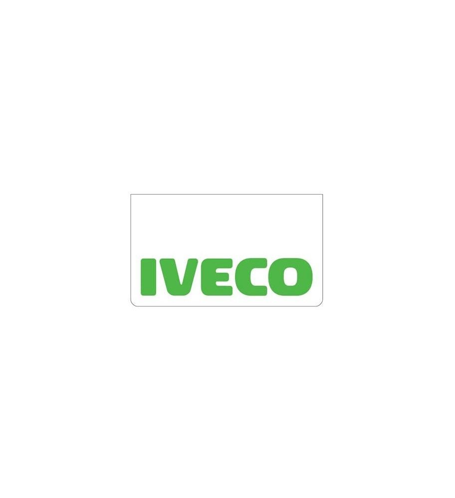 Bavette avant blanche avec logo IVECO vert