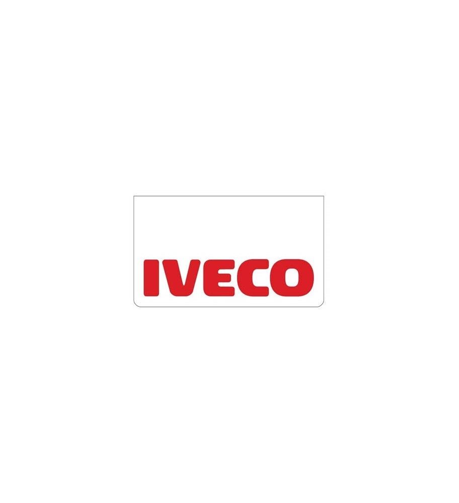 Bavette avant blanche avec logo IVECO rouge