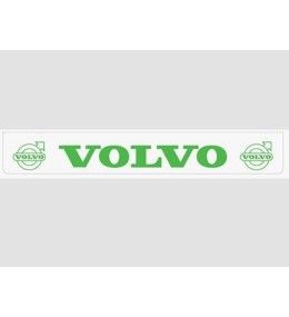 Bavette arrière blanche avec logo VOLVO vert
