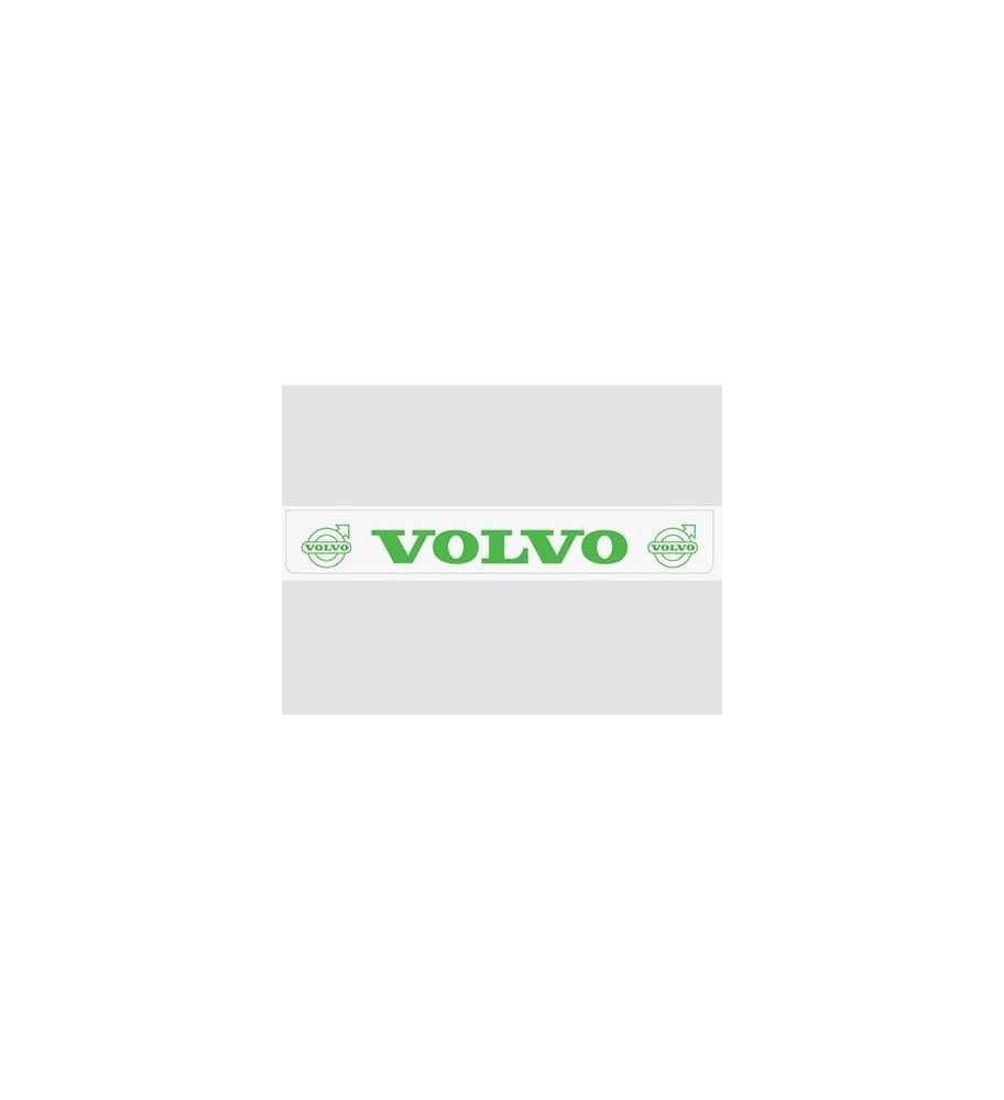 Weißer Schmutzfänger hinten mit grünem VOLVO-Logo  - 1