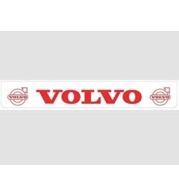 Bavette arrière blanche avec logo VOLVO rouge  - 1