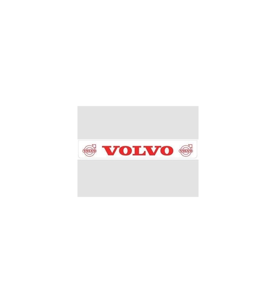 Bavette arrière blanche avec logo VOLVO rouge