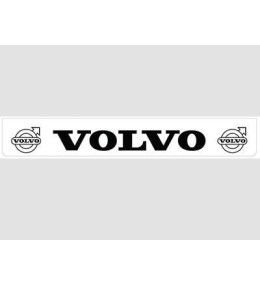 Bavette arrière blanche avec logo VOLVO noir  - 1