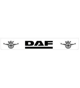 Wit achterspatbord met zwart DAF  - 1