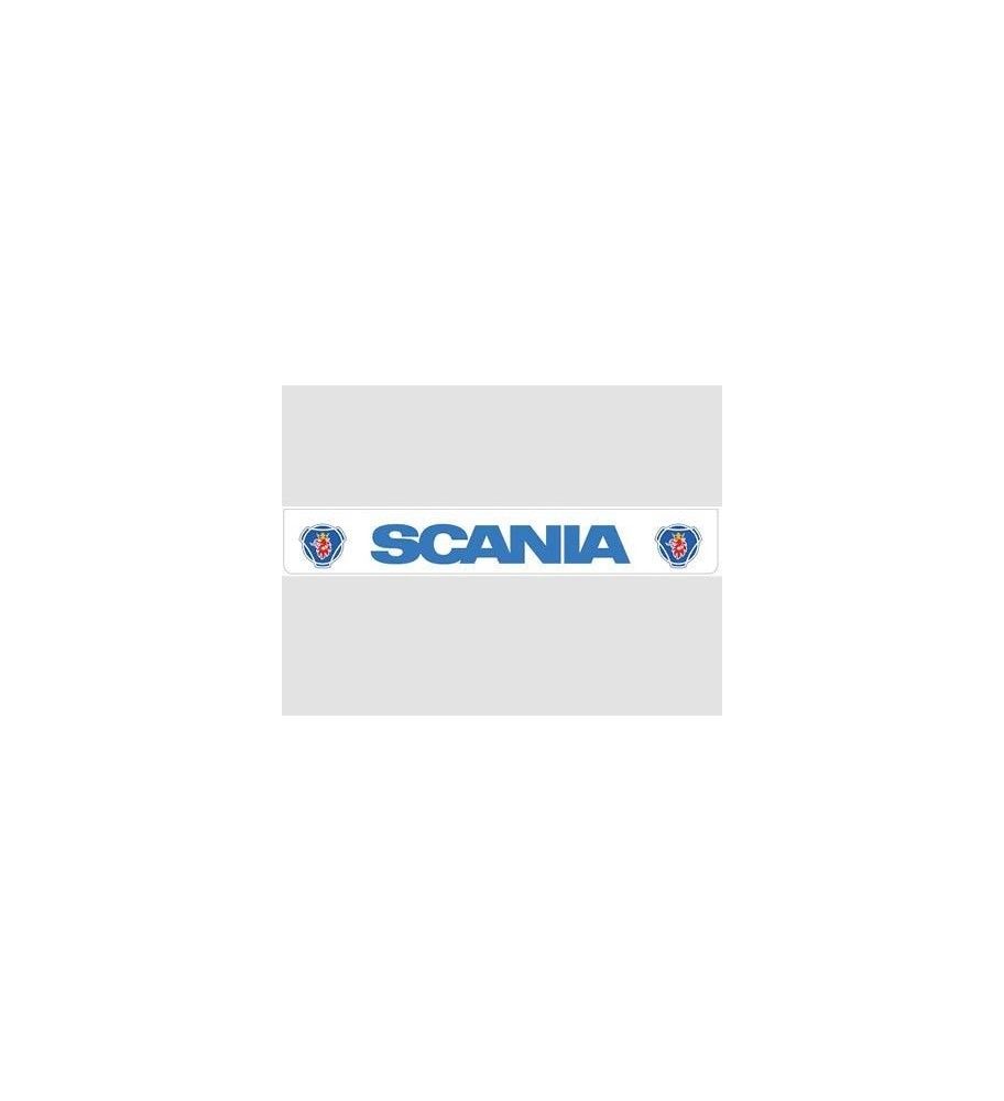 Wit achterspatbord met blauw SCANIA-logo en Griffioen  - 1