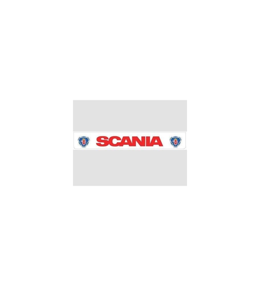 Wit achterspatbord met rood SCANIA-logo en Griffioen  - 1