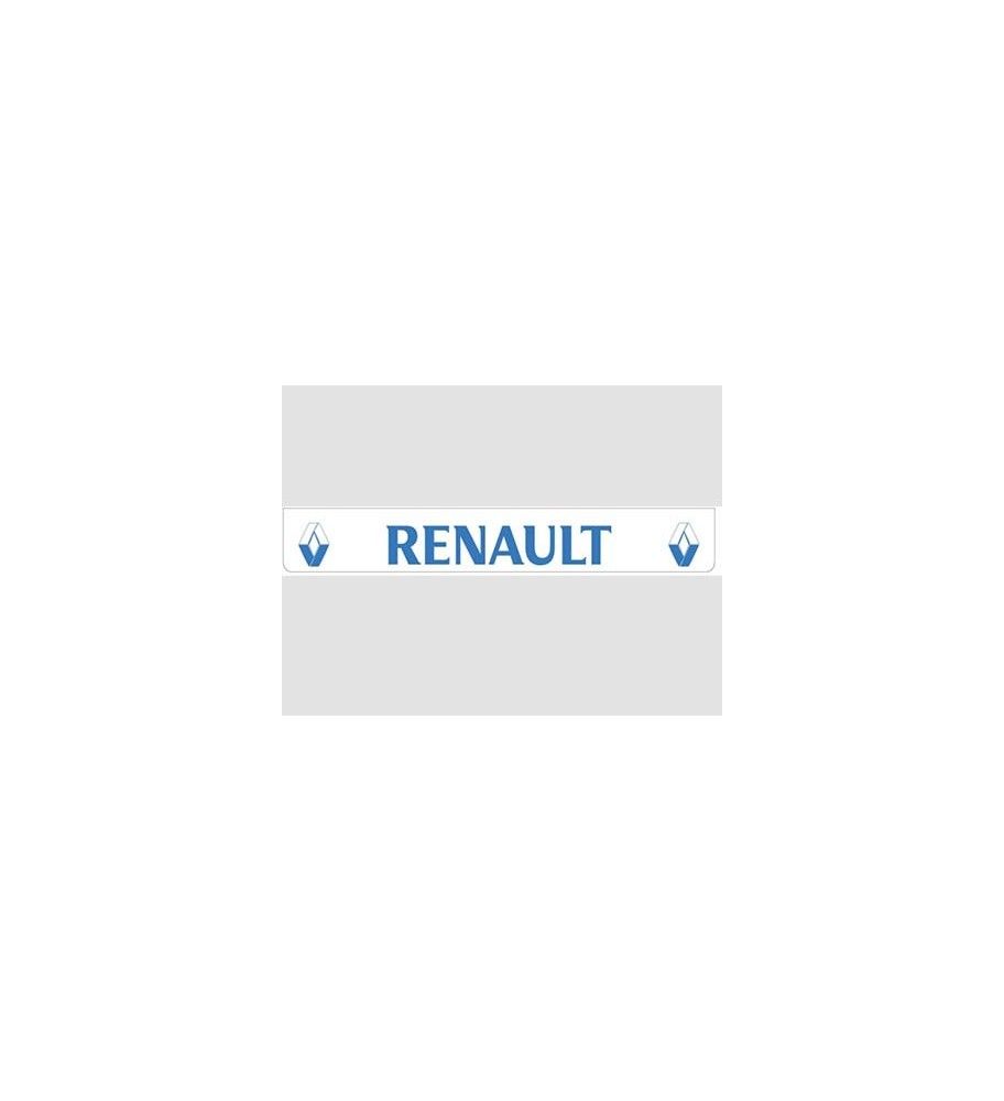 Guardabarros trasero blanco con logotipo RENAULT azul  - 1