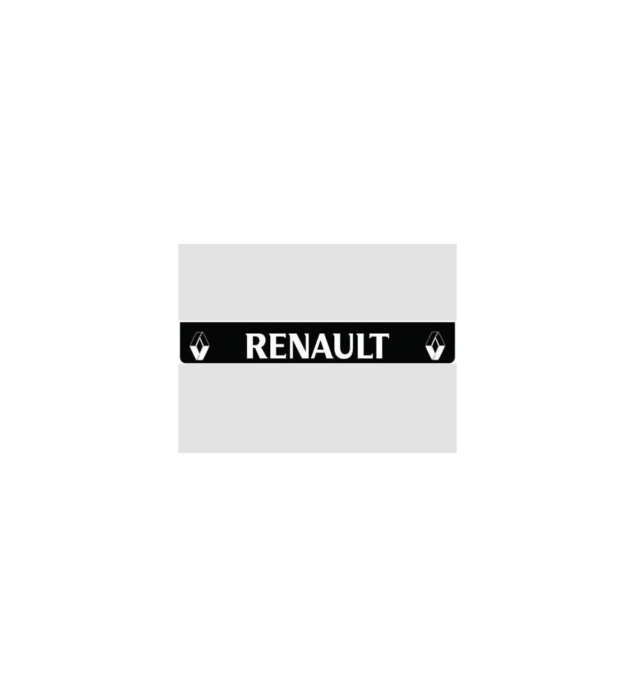 Bavette arrière noire avec logo RENAULT blanc  - 1