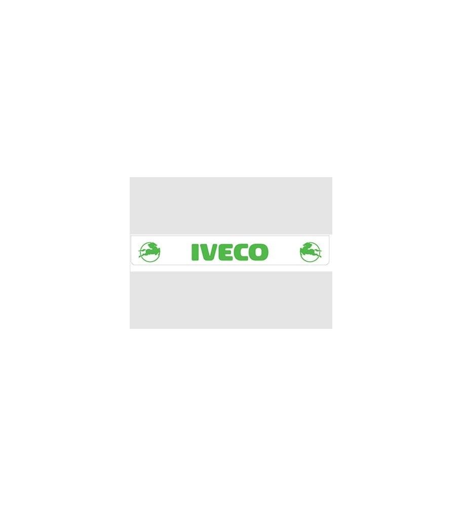 Bavette arrière blanche avec logo IVECO vert