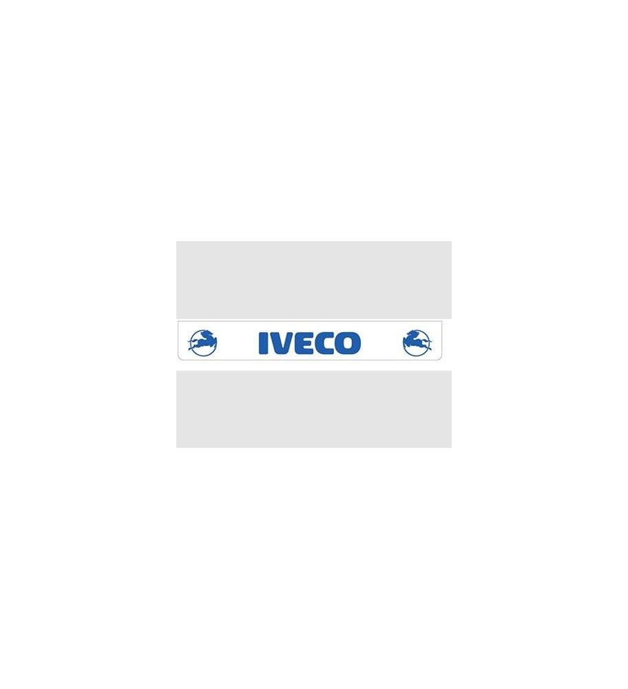 Weißer Schmutzfänger hinten mit blauem IVECO-Logo  - 1