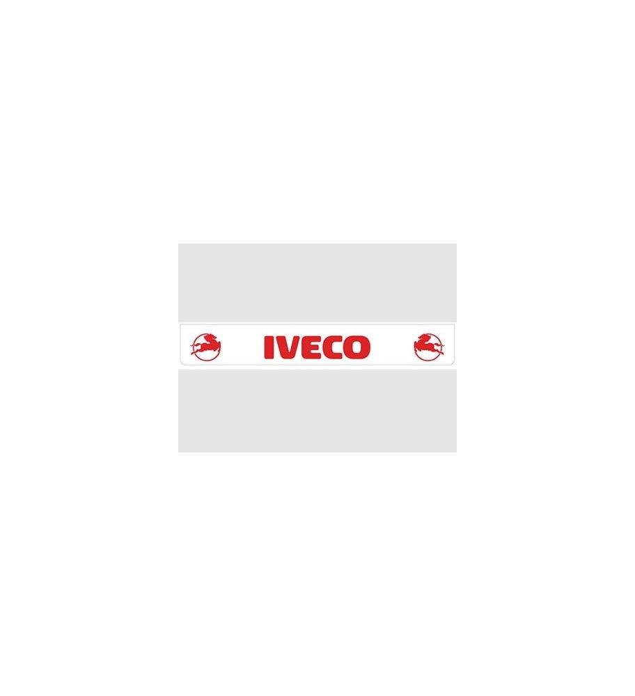 Bavette arrière blanche avec logo IVECO rouge  - 1