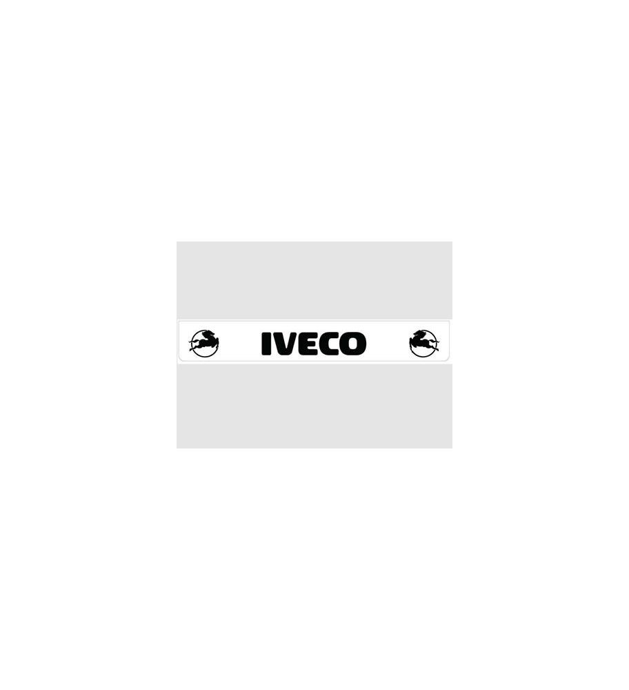 Bavette arrière blanche avec logo IVECO noir  - 1