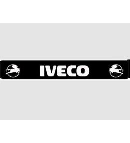 Bavette arrière noire avec logo IVECO blanc  - 1