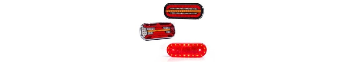 Multifunction oval LED tail lights