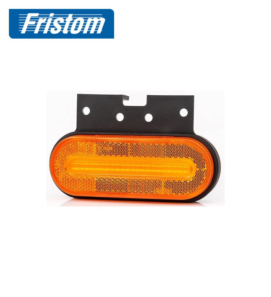 [FG0070ZFT] Fristom feu de position ovale avec catadioptre orange