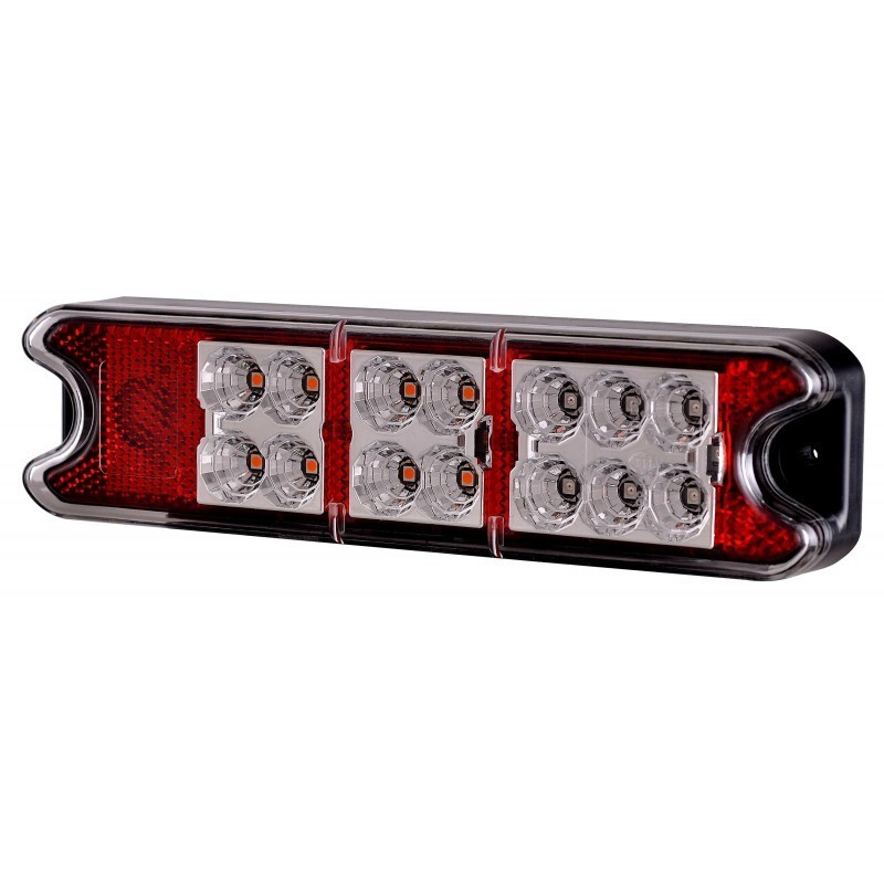 [FR1834L] Basic Led phare arrière rectanguaire stop et clignotant
