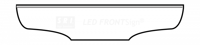 Enseigne lumineuse SRI Frontsign Mercedes 31x146