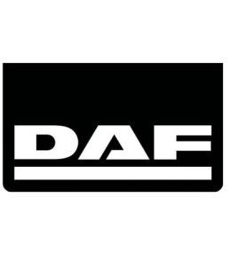 Bavette avant noir avec logo DAF blanc