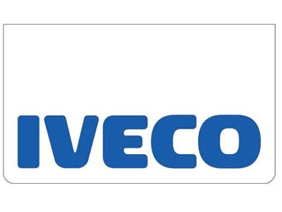 White front mudguard with blue IVECO logo