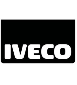 [B0543] Bavette avant noire avec logo IVECO blanc
