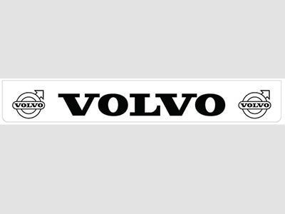 Bavette arrière blanche avec logo VOLVO noir