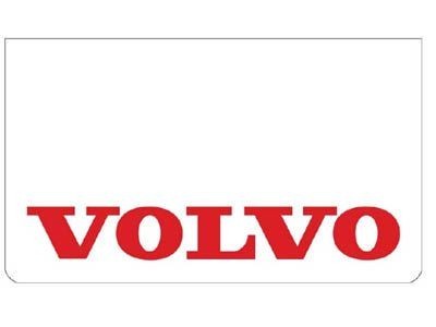 [B0511] Bavette avant blanche avec logo VOLVO rouge