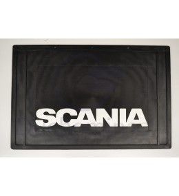 [B6040SCA] Bavette arrière noire avec logo SCANIA blanc