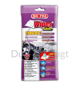 [1088] Lingettes nettoyantes tableau de bord brillant