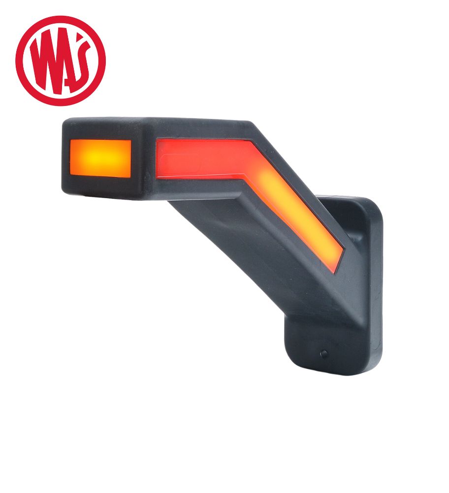[FG1259LW168.6DD] Was feu de gabarit Néon tri-color long gauche clignotant bouliche