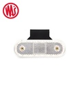Was white oval position light with bracket