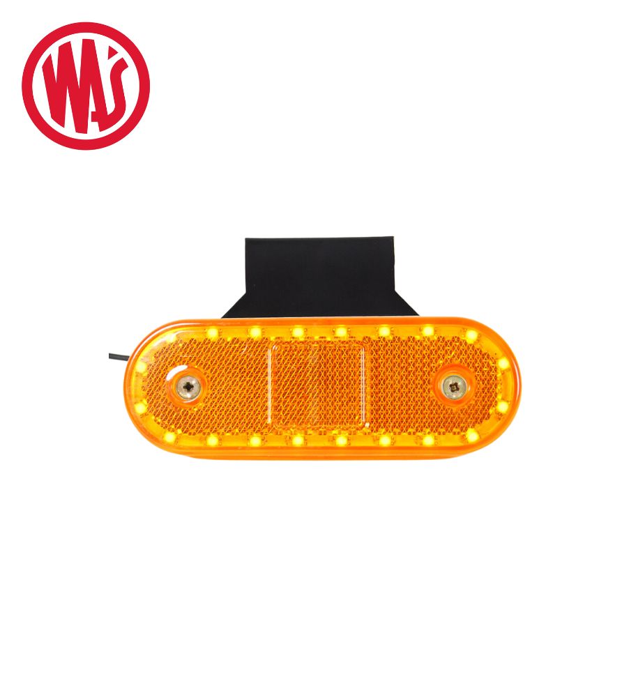 [FG0534ZW47WW] Was feu de position ovale orange avec support