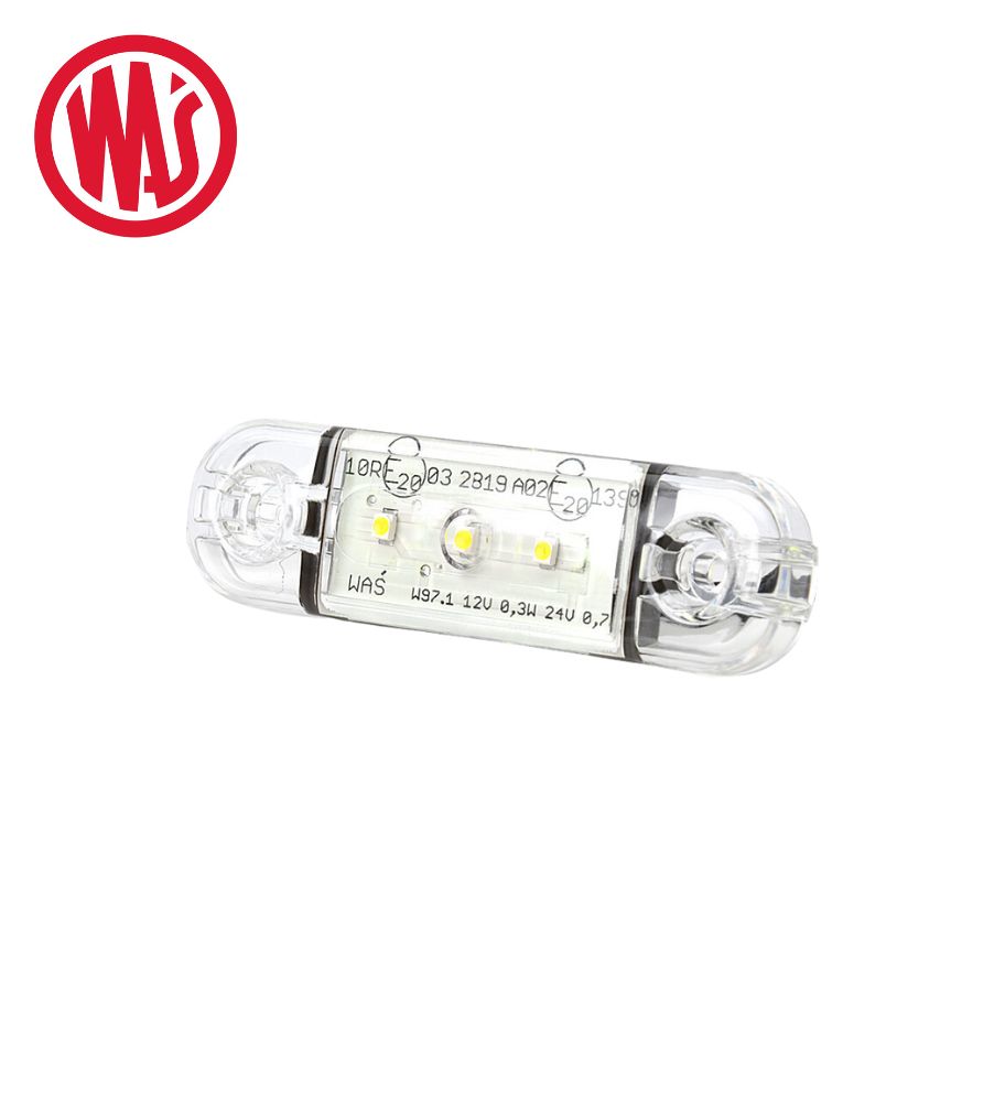 Was feu de position slim 3 Led blanc