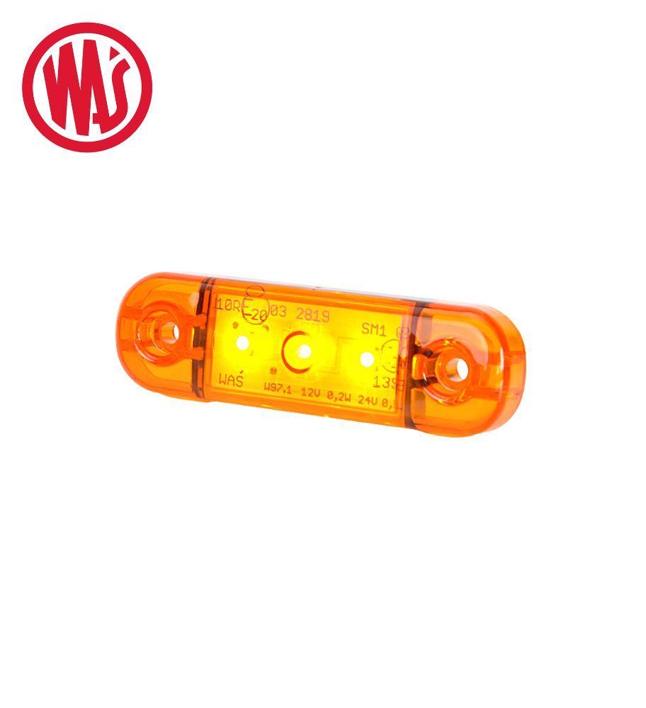 Was feu de position slim 3 Led orange