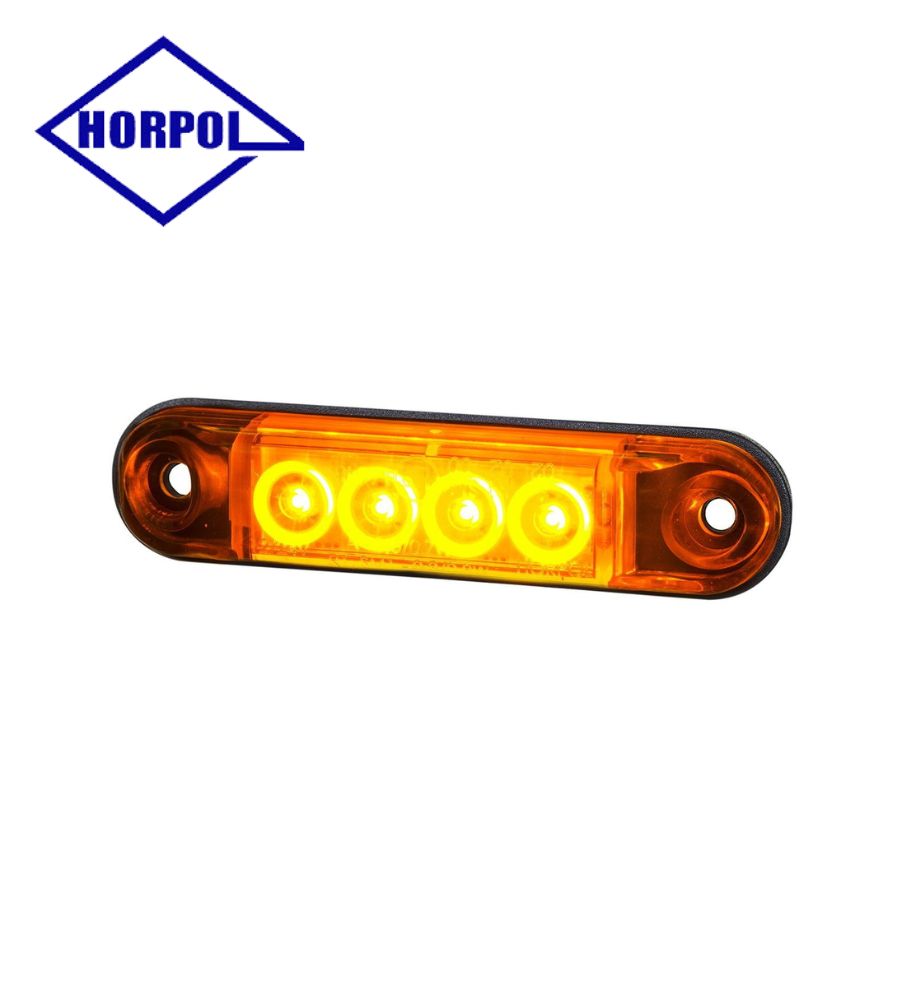 Horpol feu de position slim 4 led orange