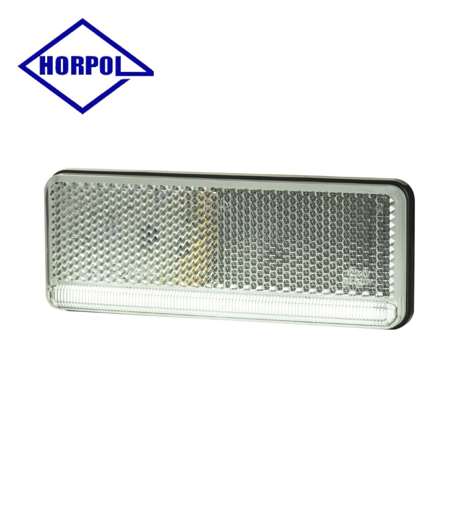 [FG2430LD] Horpol feu de position rectangulaire slim blanc