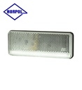 Horpol feu de position rectangulaire slim blanc