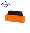 Horpol feu de position rectangulaire catadioptre support orange