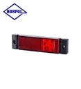 Horpol feu de position rectangulaire catadioptre rouge
