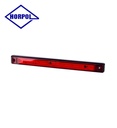 Horpol feu de gabarit slim long rouge