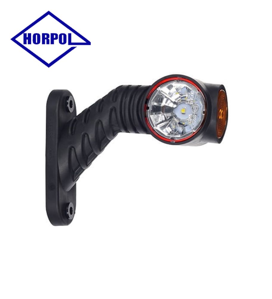 [FG2181LD] Horpol feu de gabarit tri-color coudé court bouliche GAUCHE