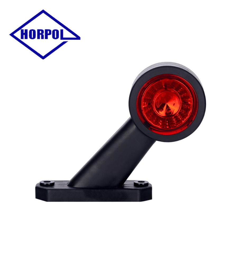 [FG0725LLD] Horpol feu de gabarit incliné court blanc et rouge GAUCHE