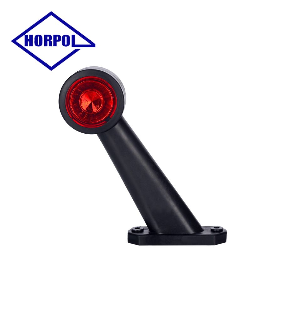 [FG0726PLD] Horpol feu de gabarit incliné long blanc et rouge bouliche DROIT