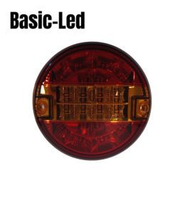 [FR2203L] Feu arrière rond LED - 0,5/3/3W- 12/24V - 150mm