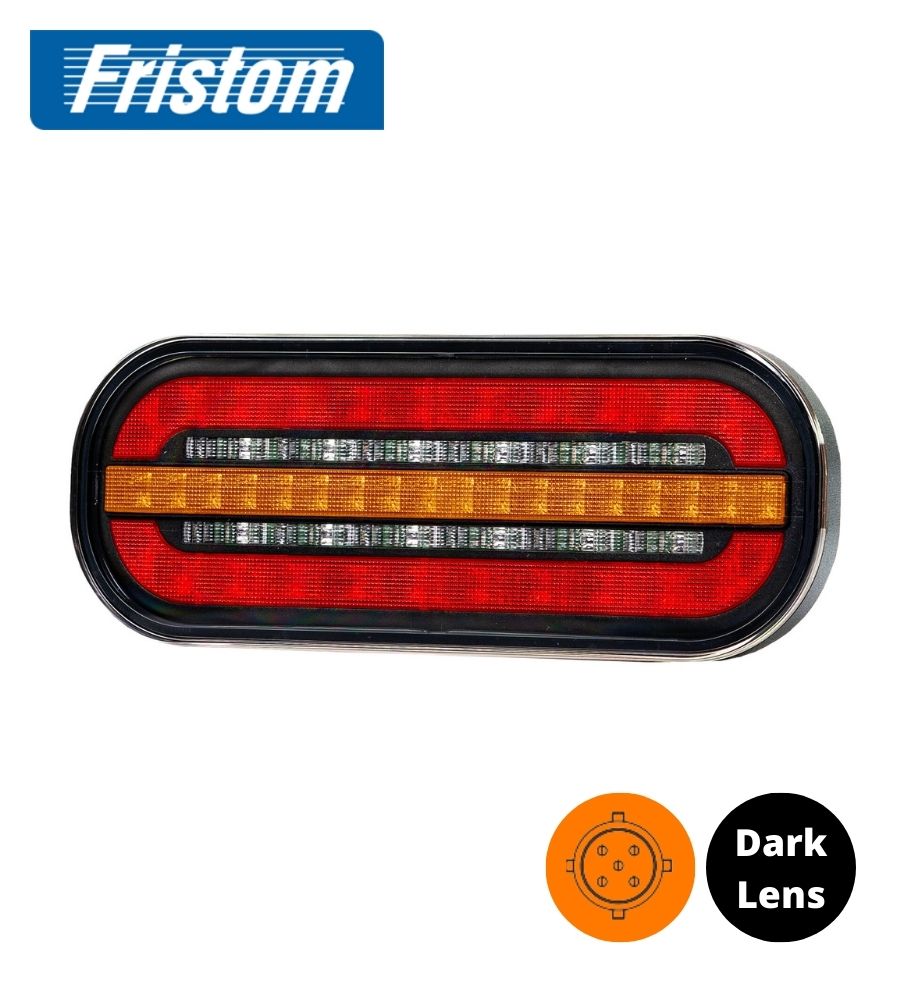 [FR3810FT320] Fristom phare arrière multifonction Dark ovale Bayonnet