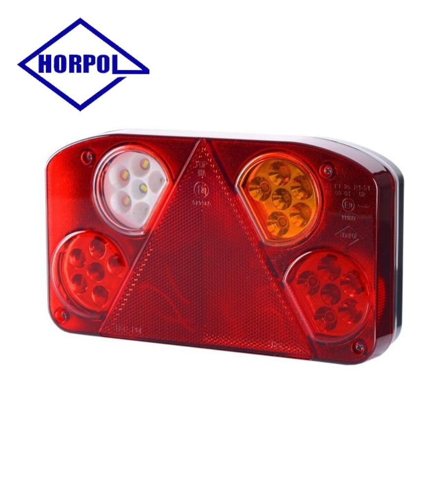 [FR0846LZD] Horpol phare arrière multifonction triangle HOR 68 DROIT